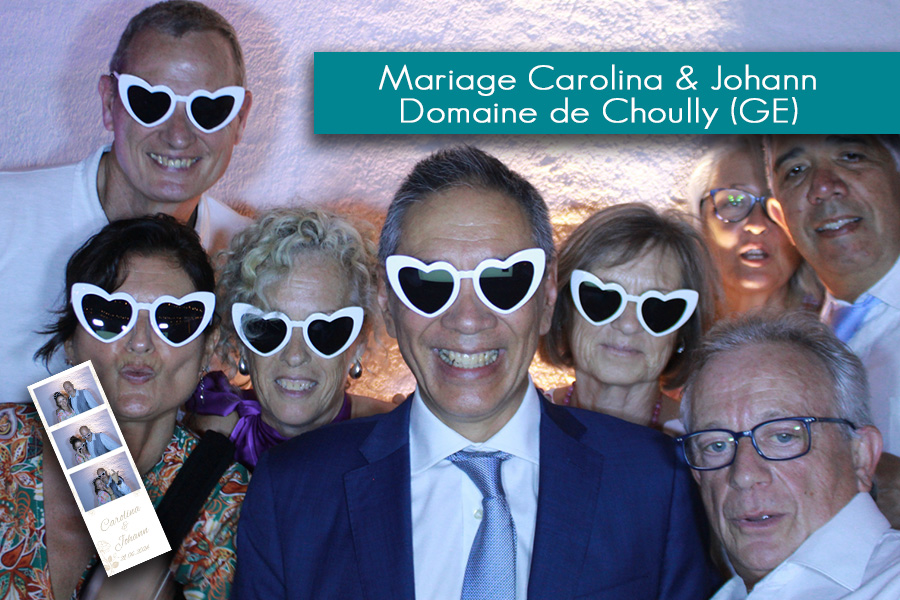 Photobooth - Mariage Carolina & Johann @ Domaine de Choully (GE)
